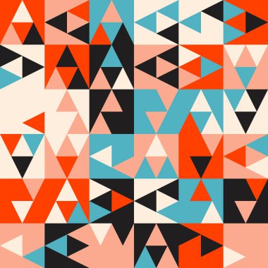 Asgari Vektör Geometrik Desen Tasarımı