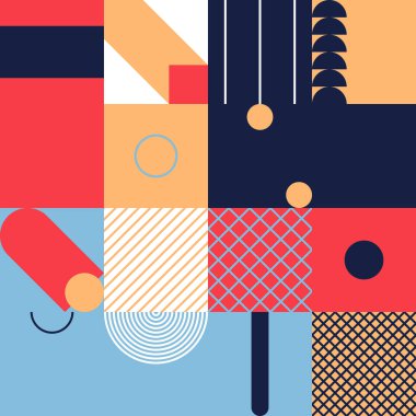 Basit Şekillere sahip Moda Arkaplanı