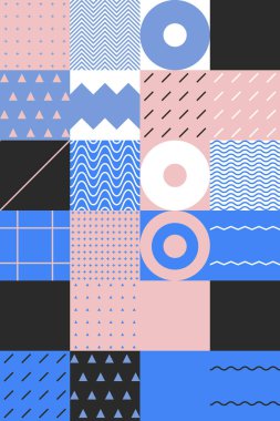 Basit Şekillere sahip Moda Arkaplanı