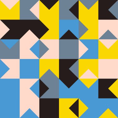 Asgari Vektör Geometrik Desen Tasarımı