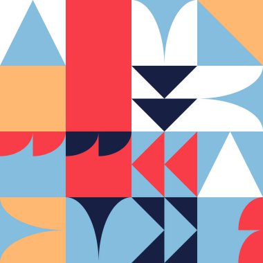 Asgari Vektör Geometrik Desen Tasarımı