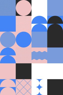 Memphis Soyut Tasarım Deseni