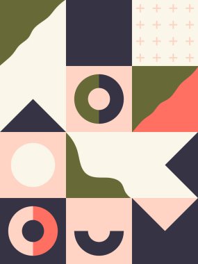 Soyut Vektör Deseni Tasarım Elementleri