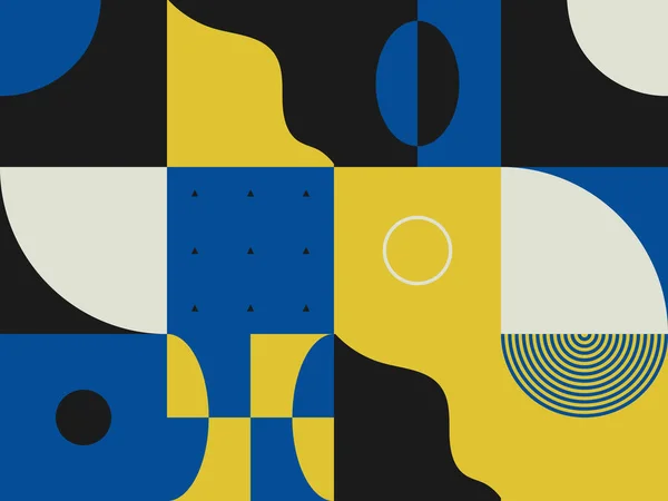 Brutalism Design Abstract Vector Pattern — 스톡 벡터