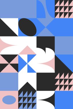 Soyut Vektör Deseni Tasarım Elementleri