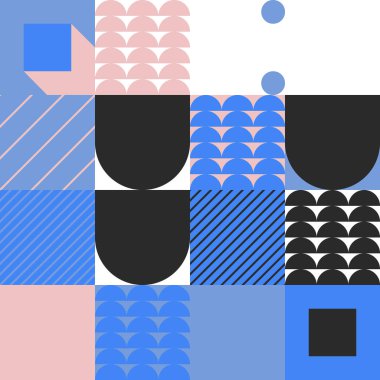 Soyut Vektör Deseni Tasarım Elementleri