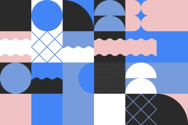 Soyut Vektör Deseni Tasarım Elementleri