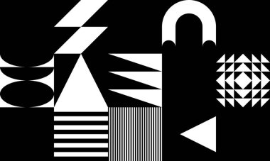 Soyut Vektör Deseni Tasarım Elementleri