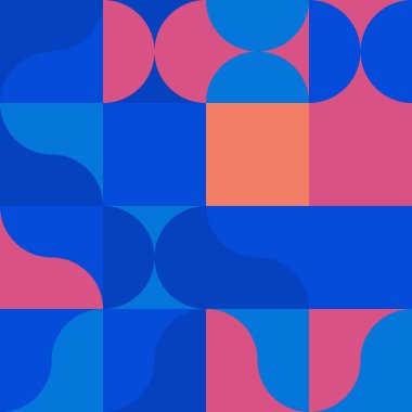 Asgari Vektör Geometrik Desen Tasarımı