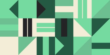 Olağandışı Vektör Soyut Geometrik Sanatı