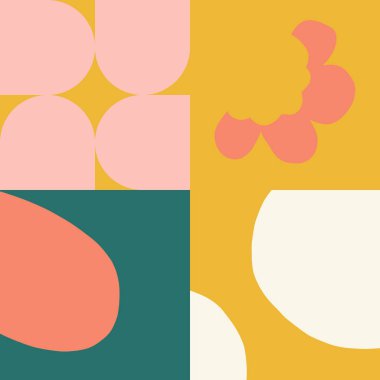 Saf Sanat Vektör Deseni Tasarımı