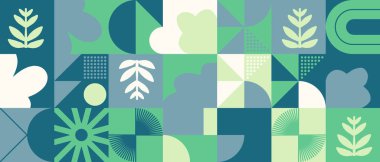 Dijital Kolaj Vektör Deseni Tasarımı