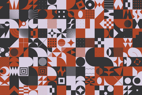 Абстрактный векторный шаблон
