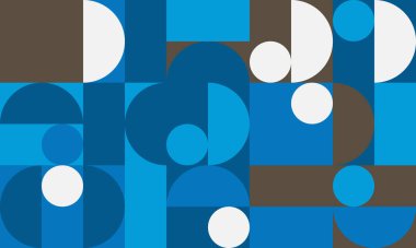 Yatay Soyut Vektör Deseni Tasarımı