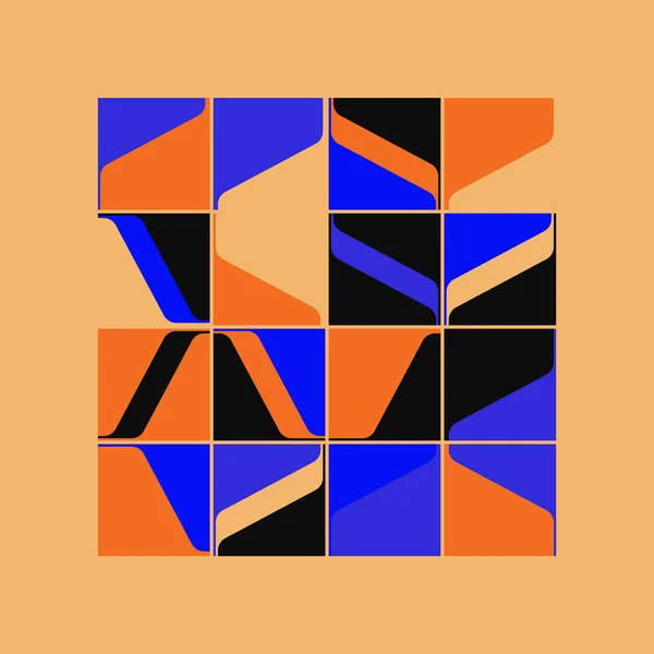 Vector inusual Abstract Geometric Artwork — Vector de stock