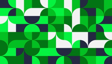 Yatay Soyut Vektör Deseni Tasarımı