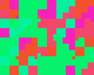 Renkli Geometrik Vektör Deseni Tasarımı