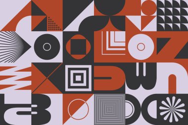 Acımasızlık Tasarımı Soyut Vektör Deseni