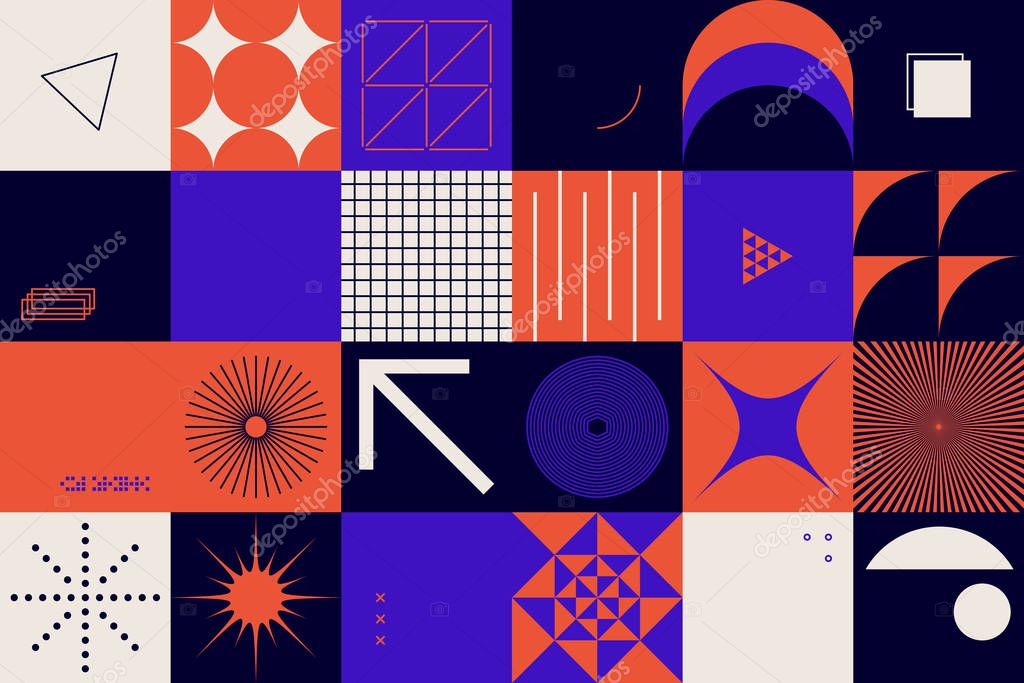 Neo Modernism Artwork Pattern Design