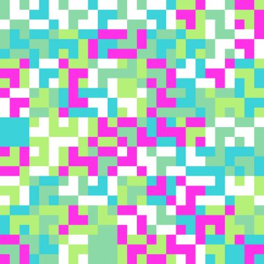 Renkli Geometrik Vektör Deseni Tasarımı