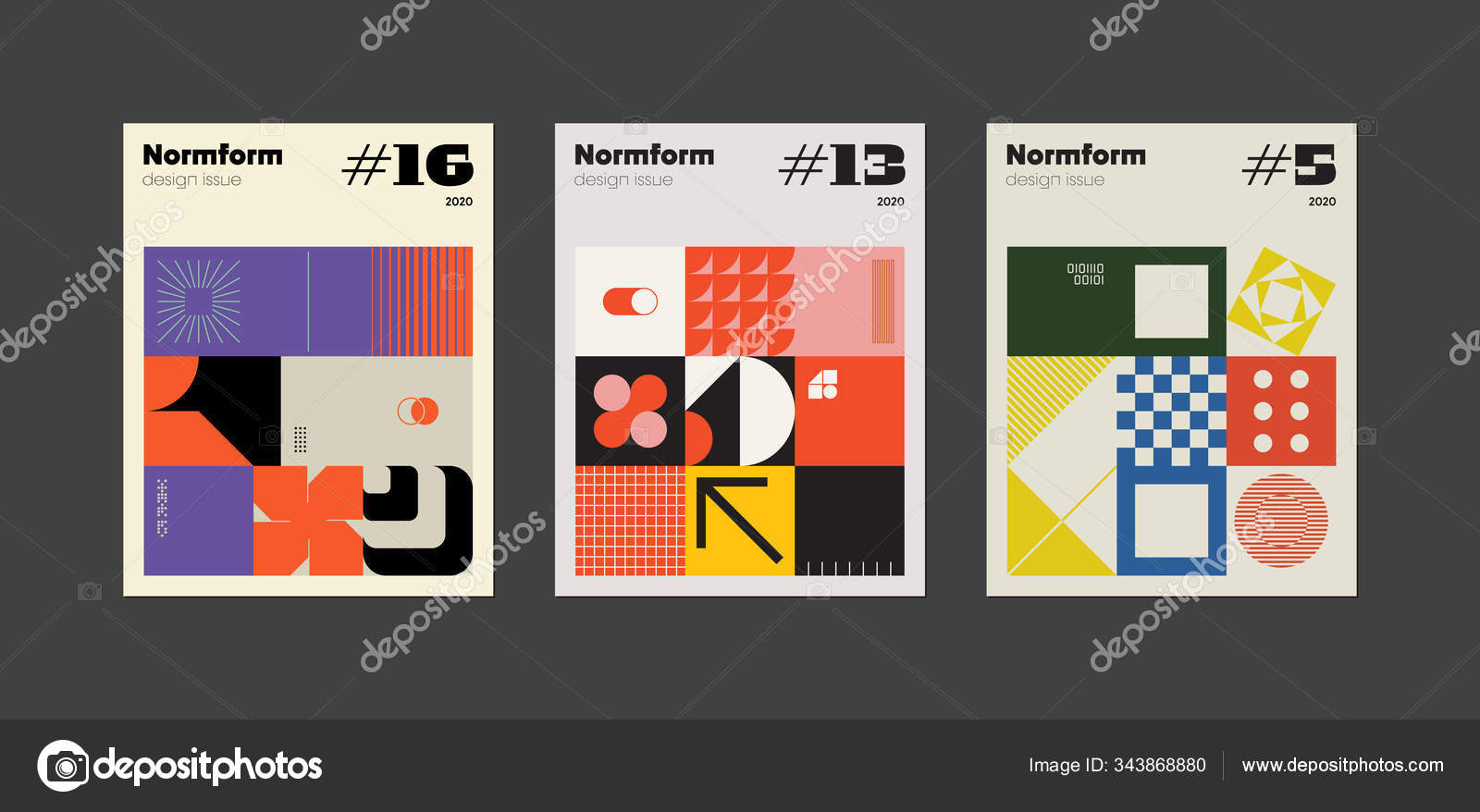 Download Mockup Cover Vektor Desain Modernisme Stok Vektor C Accounts Normform Art 343868880 Yellowimages Mockups