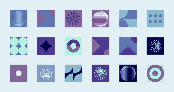 Collection Of Abstract Vector Geometric Shapes