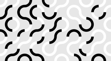 Black And White Abstract Vector Pattern Design