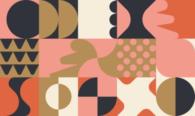 Vahşilik sanatı basit geometrik şekiller ve şekillerle yapılan soyut vektör kalıplarına ilham vermiştir. Kalın form grafik tasarımı, web sanatı, davetiye kartları, posterler, baskılar, tekstil, arka planlar için kullanışlı.