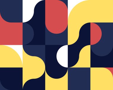 İskandinav esinlenilmiş sanat desenleri basit geometrik şekiller ve el çizimi şekillerle yapılır. Soyut vektör bileşimi, arka planlar için kullanışlı, poster tasarımı, kumaş baskıları, davet mektupları.