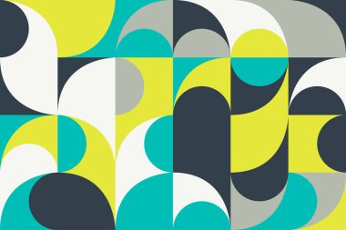 Geometrik soyut vektör basit elementler güzel bir renk paletiyle yapıldı. Geometrik şablon arkaplanı, web tasarımı, iş kartı, davetiye, poster, moda baskısı için kullanıma hazır.