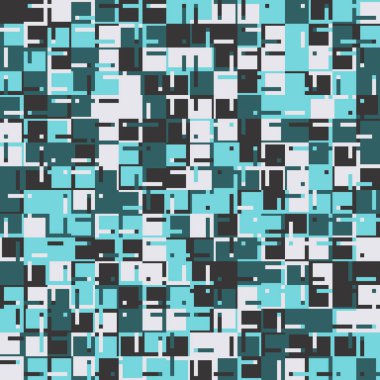 Cesur geometrik şekilli vektör soyut sembollerinin yeniden yapılandırılmış postmodern sanat eserleri, web arkaplanı, poster tasarımı, dergi ön sayfası, yüksek teknoloji baskısı, kapak resmi.