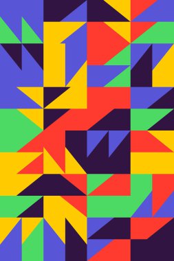 Minimum Geometrik Desen Tasarımı. Vektör Modern evrensel soyut arkaplan