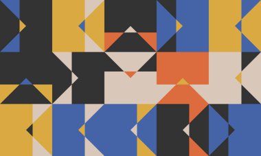 Soyut dekonstrüksiyon şekilleriyle dijital kolaj vektör çizimleri ve çeşitli arkaplanlar, poster sanatı, tekstil tasarımı, dekoratif baskılar, davetiye mektupları vs. için harika grafikler..