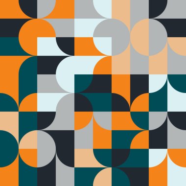 Cesur geometrik şekilli vektör soyut sembollerinin yeniden yapılandırılmış postmodern sanat eserleri, web arkaplanı, poster tasarımı, dergi ön sayfası, yüksek teknoloji baskısı, kapak resmi.