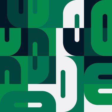 Neo Modernizm, soyut vektör geometrik şekil ve formlarla yapılmış. Basit form cesur grafik tasarımı, web sanatı, davetiye kartları, posterler, baskılar, tekstil, arka plan için kullanışlı.