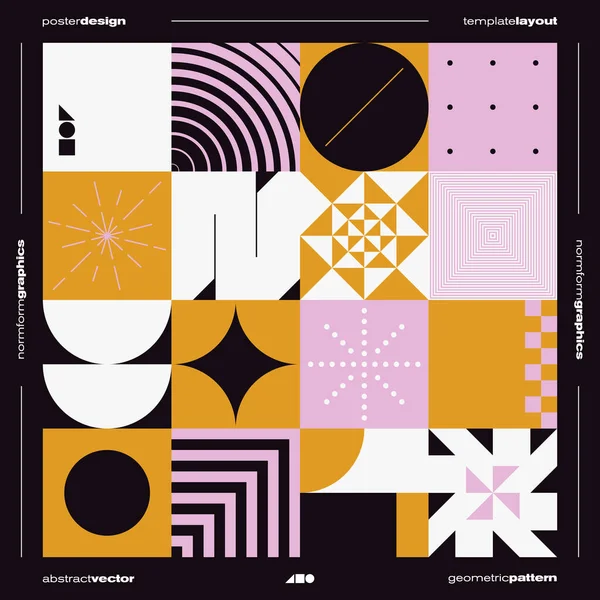 Brutalizm, vektör kapak düzeninin, vektör soyut elementleri ve geometrik şekillerle yapılmış grafik tasarımına ilham verdi, poster sanatı, web sitesi başlıkları, ön sayfa tasarımı, dekoratif baskılar için kullanışlı.