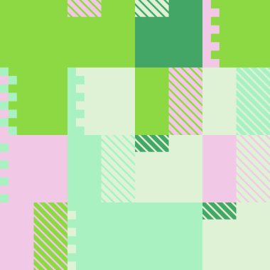 Geçiş efektli soyut geometrik vektör deseni. Geometrik kompozisyon, web tasarımı için kullanışlı, kartvizit, davet, poster, tekstil baskısı, arkaplan.