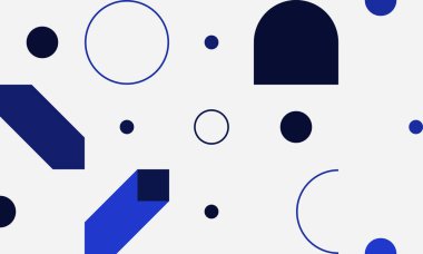 Basit şekilli modaya uygun bir arka plan. 80-90 'ların tarzında renkli geometrik desen. Poster tasarımı, kumaş baskısı, duvar kağıdı, ambalaj kağıdı için harika..