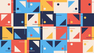 Bauhaus kompozisyon çizimleri, vektör soyut elementleri, çizgiler ve kalın geometrik şekiller, web sitesi arka planı için kullanışlı, poster tasarımı, dergi ön sayfası, afişler, baskılar, kapaklar.