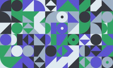 Geometrik soyut vektör basit elementler güzel bir renk paletiyle yapıldı. Geometrik şablon arkaplanı, web tasarımı, iş kartı, davetiye, poster, moda baskısı için kullanıma hazır.