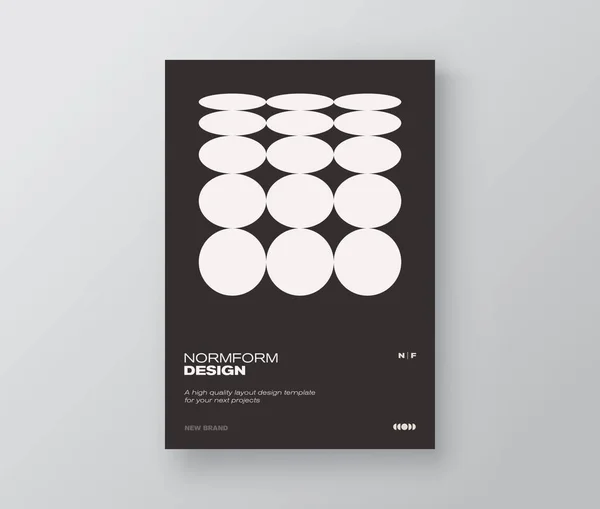 Postmodern A4 boyutlu vektör kapağı tasarımı modernizm ve minimalist barbarlık tarzında yaratıldı, poster sanatı, dergi ön sayfası, dekoratif baskı, web afişi için kullanışlı.