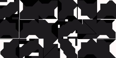 Geometrik şekil ve formlarla yapılmış basit vektör desenlerinin dijital grafik tasarımı, web sitesi başlığı, iş kartı, davetiye, poster, tekstil baskısı, arkaplan.