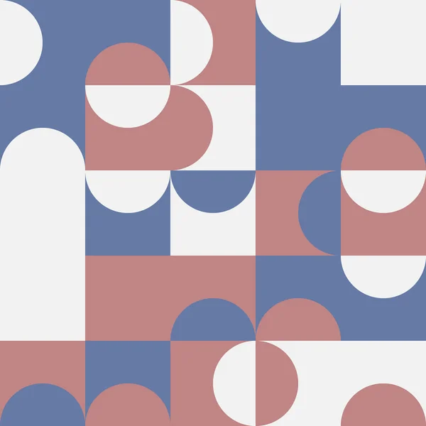 Nahtlose Geometrische Mustergestaltung Mit Einfachen Geometrischen Formen Kreisformige Geometrische Vektorgrafik Mit Grosser Farbpalette Nutzlich Fur Plakatgestaltung Stoffdruck Tapete Packpapier Kreislauf Design Stock Photo 349327422
