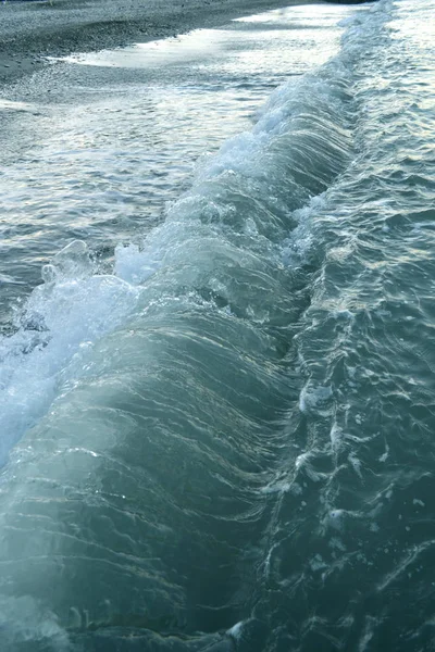 Sea Coast Afternoon Waves Splashes Sea Coast Stones — 스톡 사진