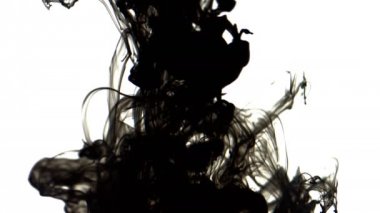 Siyah su 4 k mürekkepler