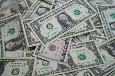 Dollar - baks - american paper money -  unit of the United States, equal to 100 cents, symbol: $ 