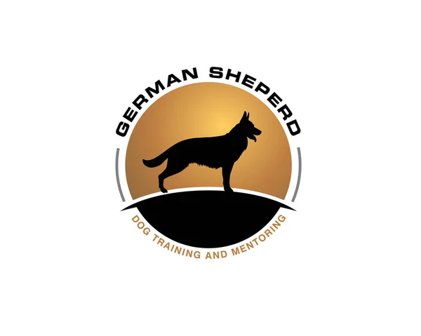 Chien Caninetraining Logo — Image vectorielle