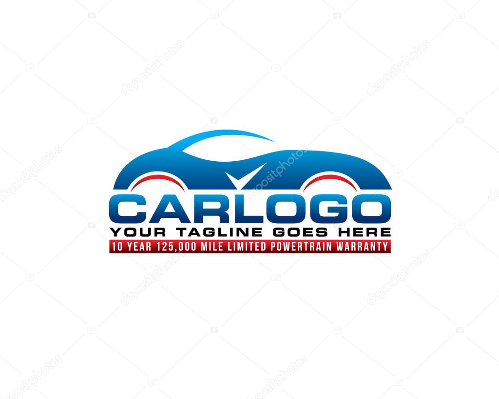 sporty car auto mobile care accessories logo emblem style 