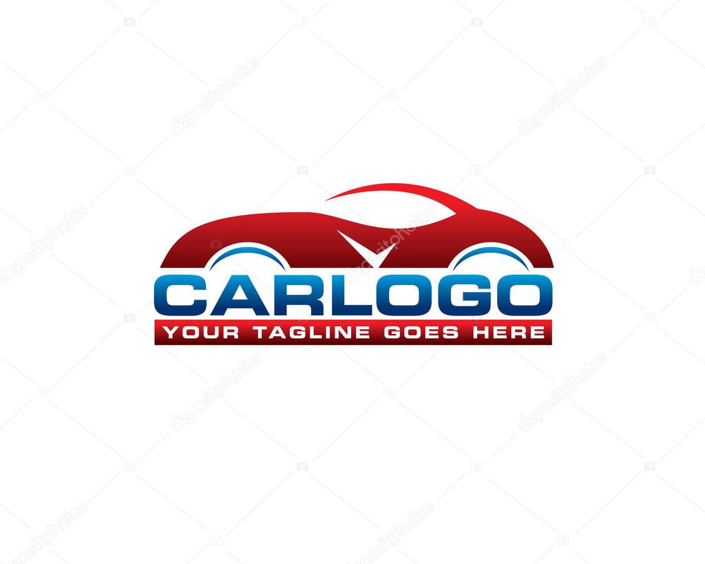 sporty car auto mobile care accessories logo emblem style 