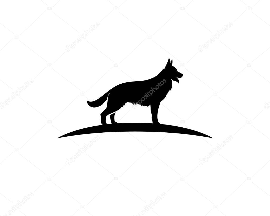 K9 dog training center logo